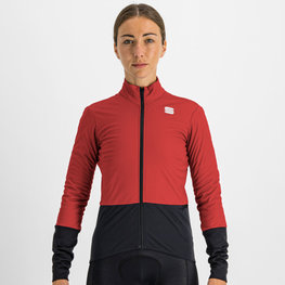 SPORTFUL Cycling windproof jacket - TOTAL COMFORT - red
