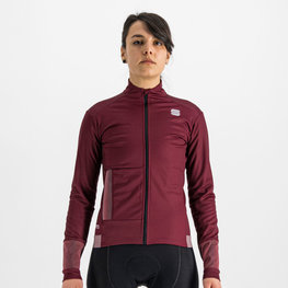 SPORTFUL Cycling thermal jacket - SUPER - bordeaux