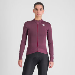 SPORTFUL Cycling winter long sleeve jersey - MONOCROM THERMAL - purple
