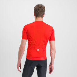 SPORTFUL Cycling short sleeve jersey - MATCHY - red