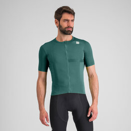 SPORTFUL Cycling short sleeve jersey - MATCHY - green