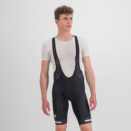 SPORTFUL Cycling bib shorts - NEO - black/white
