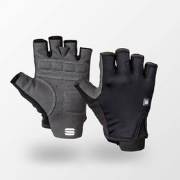 SPORTFUL Cycling fingerless gloves - MATCHY - black