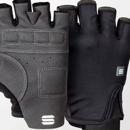 SPORTFUL Cycling fingerless gloves - MATCHY - black