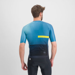 SPORTFUL Cycling short sleeve jersey - BOMBER - blue