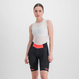 SPORTFUL Cycling shorts without bib - NEO - black/red