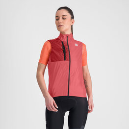 SPORTFUL Cycling gilet - SUPERGIARA LAYER - pink