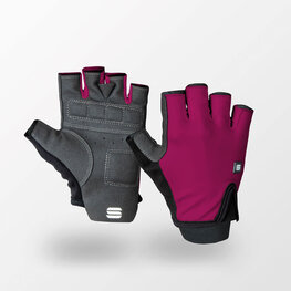 SPORTFUL Cycling fingerless gloves - MATCHY - pink
