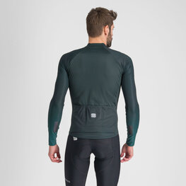 SPORTFUL Cycling winter long sleeve jersey - BODYFIT PRO - green