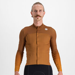 SPORTFUL Cycling short sleeve jersey - BODYFIT PRO - brown
