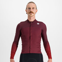 SPORTFUL Cycling winter long sleeve jersey - BODYFIT PRO - bordeaux