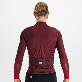 SPORTFUL Cycling winter long sleeve jersey - BODYFIT PRO - bordeaux