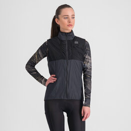 SPORTFUL Cycling gilet - GIARA LAYER W - black
