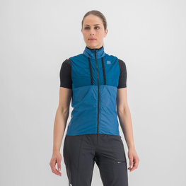 SPORTFUL Cycling gilet - GIARA LAYER - blue