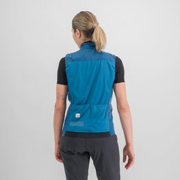 SPORTFUL Cycling gilet - GIARA LAYER - blue