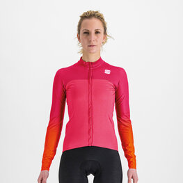SPORTFUL Cycling winter long sleeve jersey - BODYFIT PRO THERMAL W - red