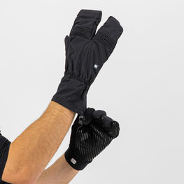SPORTFUL Cycling long-finger gloves - LOBSTER - black