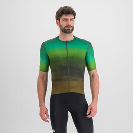 SPORTFUL Cycling short sleeve jersey - FLOW SUPERGIARA - green
