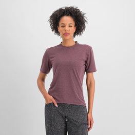 SPORTFUL Cycling short sleeve t-shirt - GIARA - purple