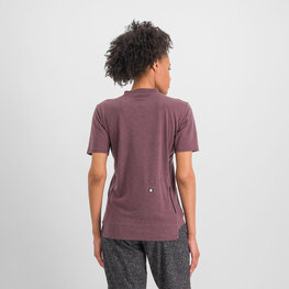 SPORTFUL Cycling short sleeve t-shirt - GIARA - purple