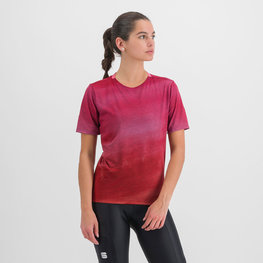 SPORTFUL Cycling short sleeve t-shirt - FLOW GIARA - pink