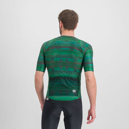 SPORTFUL Cycling short sleeve jersey - GLITCH BOMBER - green