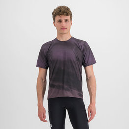 SPORTFUL Cycling short sleeve t-shirt - FLOW GIARA - brown