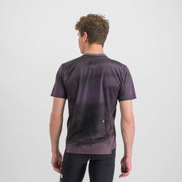 SPORTFUL Cycling short sleeve t-shirt - FLOW GIARA - brown