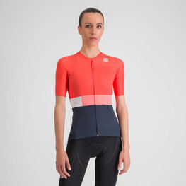 SPORTFUL Cycling short sleeve jersey - SNAP - red/blue