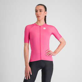 SPORTFUL Cycling short sleeve jersey - MATCHY - pink