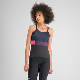 SPORTFUL Cycling sleeveless jersey - SNAP - black/blue