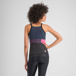 SPORTFUL Cycling sleeveless jersey - SNAP - black/blue