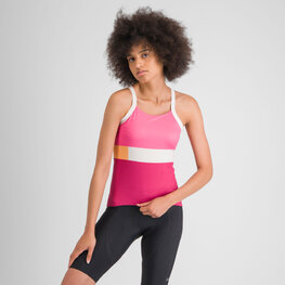 SPORTFUL Cycling sleeveless jersey - SNAP - pink