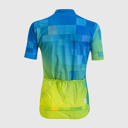 SPORTFUL Cycling short sleeve jersey - ROCKET KID - blue/yellow