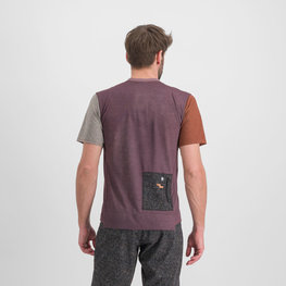 SPORTFUL Cycling short sleeve t-shirt - SKY RIDER GIARA - purple