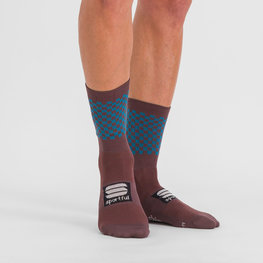 SPORTFUL Cyclingclassic socks - CHECKMATE - purple/blue