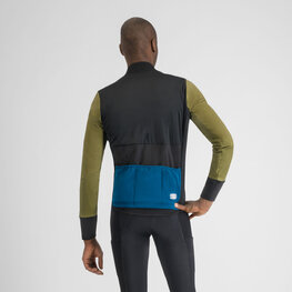 SPORTFUL Cycling thermal jacket - SUPERGIARA - blue/green/black