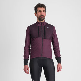 SPORTFUL Cycling thermal jacket - SUPERGIARA - purple