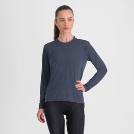 SPORTFUL Cycling long sleeve t-shirt - GIARA - blue