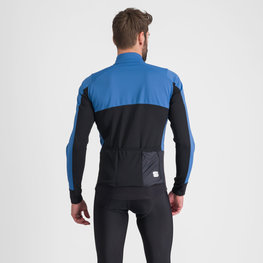 SPORTFUL Cycling windproof jacket - NEO SOFTSHELL - blue/black