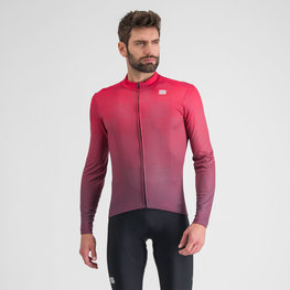 SPORTFUL Cycling winter long sleeve jersey - ROCKET THERMAL - red/purple