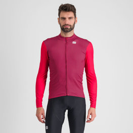 SPORTFUL Cycling winter long sleeve jersey - CHECKMATE THERMAL - red