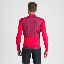 SPORTFUL Cycling winter long sleeve jersey - CHECKMATE THERMAL - red