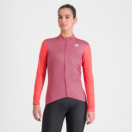 SPORTFUL Cycling winter long sleeve jersey - CHECKMATE THERMAL - red