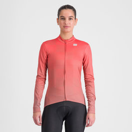 SPORTFUL Cycling winter long sleeve jersey - ROCKET THERMAL - pink