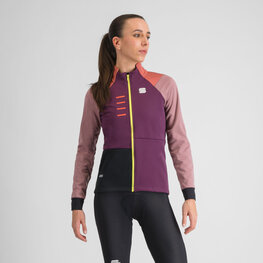 SPORTFUL Cycling thermal jacket - TEMPO W - bordeaux/red