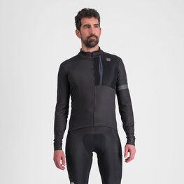 SPORTFUL Cycling winter long sleeve jersey - SUPERGIARA THERMAL - black