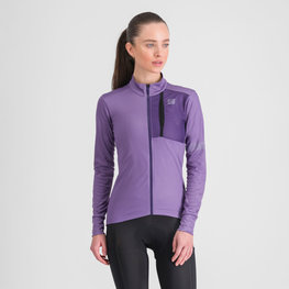 SPORTFUL Cycling winter long sleeve jersey - SUPERGIARA THERMAL - purple