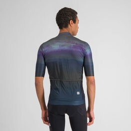 SPORTFUL Cycling short sleeve jersey - FLOW SUPERGIARA - grey/blue
