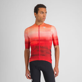 SPORTFUL Cycling short sleeve jersey - FLOW SUPERGIARA - red